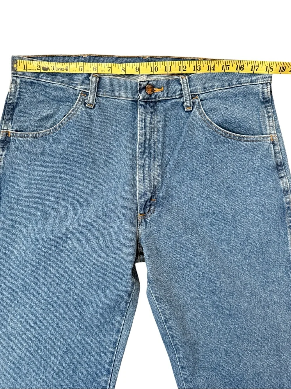 NWT Rustler by Wrangler Regular Fit Straight Leg Jeans Men’s 36x32 100% Cotton